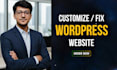 fix wordpress bugs or customize wordpress website