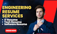 write standard software, engineering, IT, business resume