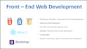 be front end developer HTML, CSS, javascript, react