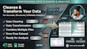 clean, analyze and transform your data using excel or google sheets
