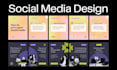 design professional social media templates