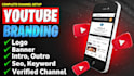 create youtube channel with logo, banner, intro, outro, SEO