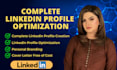 create and optimize your linkedin profile professionally