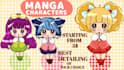 draw kawaii manga anime character
