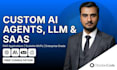build custom ai agents, chatbots, llm and saas applications