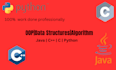 oop in java programming task, oop cpp, data structure dsa cpp, c sharp language