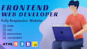 create and design fully responsive website using HTML, CSS, bootstrap and js