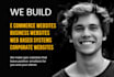 develop business ecommerce websites with shopping cart