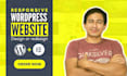 develop a profesional wordpress website design with responsive web design