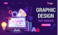 do any creative graphic design work 24 hours
