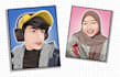 turn your single, couple, family photo into a vector portrait