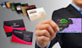 design unique business card with two ideas
