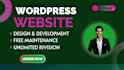design and develop a professional wordpress website for your business