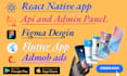 our agency develop hybrid apps with firebase, apis, admin panel