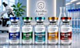 design peptide label, vial label, and product label design