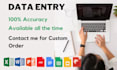 do data entry, copy paste, web research, typing work