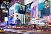 put your logo and photo on 50 billboards at famous places