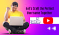 find a rare name, username for your twitch and other apps