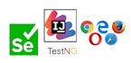 do web application automation using selenium webdriver, java, testng, pom