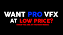 do industry level vfx to your music video at cheap price