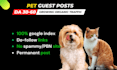 do pet backlinks on high authority sites with dofollow links