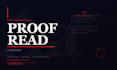 proofread and edit your english document, essay or email professionally
