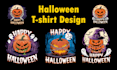 create halloween t shirt design within 12 hours