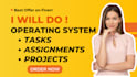do operating system tasks ubuntu, os, cpp, c and linux