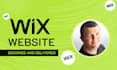 design and develop your wix website