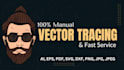 do vector tracing, raster to vector service, illustration