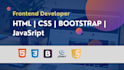 be your front end developer using HTML, CSS, javascript