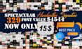 send you 329  premium fonts pack  new