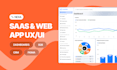 create a UX UI design for your dashboard, b2b, b2c, saas