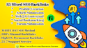 create 85 SEO da 50 mixed manually off page backlinks