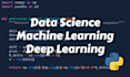 do machine learning and deep learning tasks with python