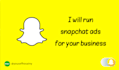run snapchat ads for your business