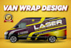 create professional van wrap design, vehicle wrap design, car wrap design