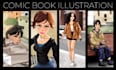 draw cartoon comics, comic book and comic book illustration
