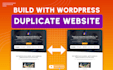 redesign or duplicate any website using wordpress, elementor, avada or breakdanc