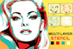 design multi layer stencil art for your spray paint projects