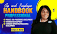 develop employee operations manual