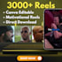 provide 3000 editable motivational reel bundle