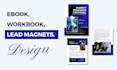 do lead magnet design, ebook design and pdf design