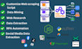 create customize python web scraping and data mining scripts