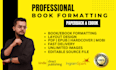 do paperback formatting and ebook conversion print pdf or epub