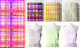 create watercolor plaid, tartan or checks seamless pattern