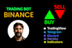 custom binance trading bot for your strategy