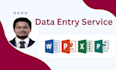 do data entry, copy paste and web research rapidly
