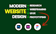 do figma website design and figma landing page design