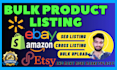 be your ebay lister, ebay listing, ebay product listing, ebay product upload